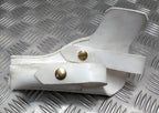 Parade Holster White Ceremonial Issue With Ammo Pocket Made in England