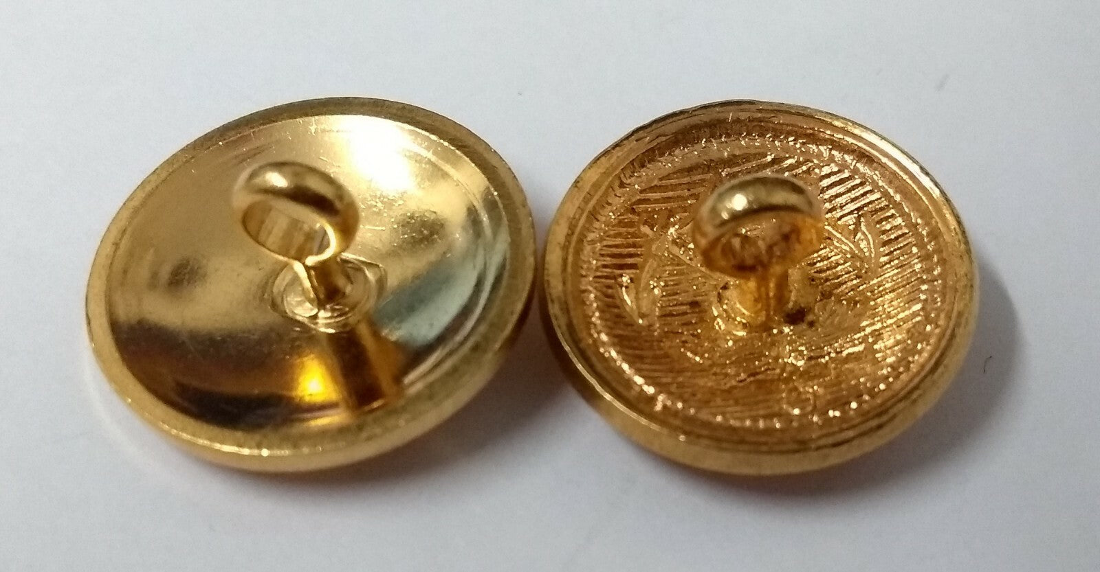 Genuine Naval Artillery Anchor & Cannon Insignia Shank Buttons X2 ASBT199