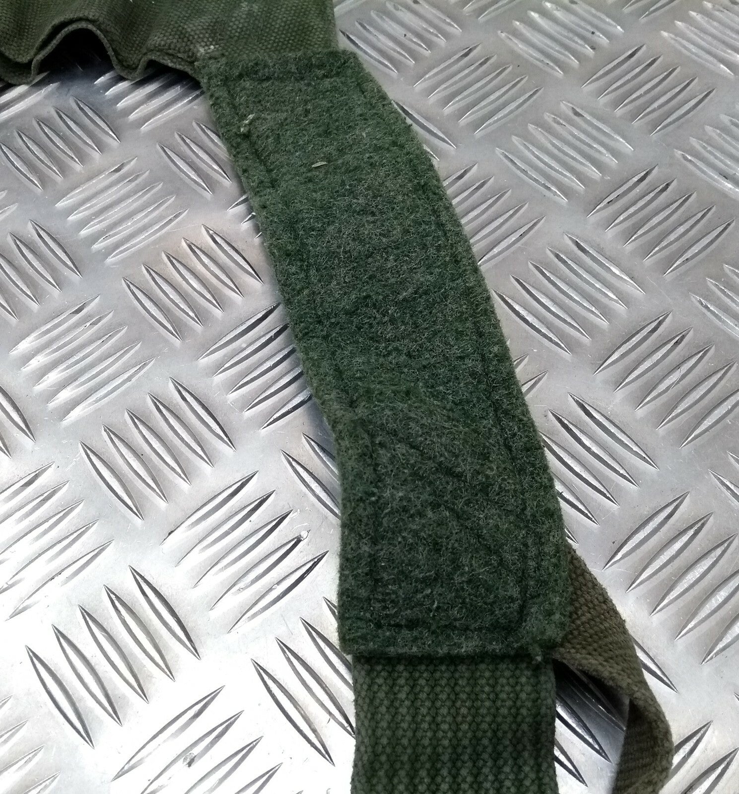 Genuine Vintage Harness Green Web Yoke / Suspender / Braces
