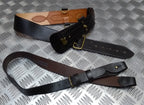 Sam Browne Brown Leather Belt & Shoulder Strap British Issue Dress