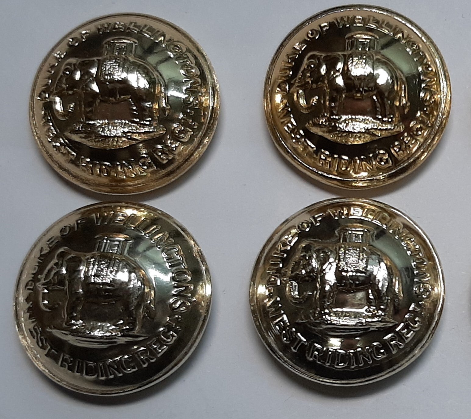 Duke of Wellington West Riding Buttons British Dress Size 40L