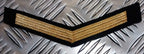 Genuine British Naval Royal Navy RN Gold Chevrons Patch badge - Brand New