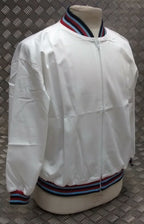 PTI Tracksuit Jacket White Indoor British Physical Training Instructor = NEW