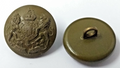 Genuine Vintage British Army Kings Crown General Service Coat of Arms Buttons x2