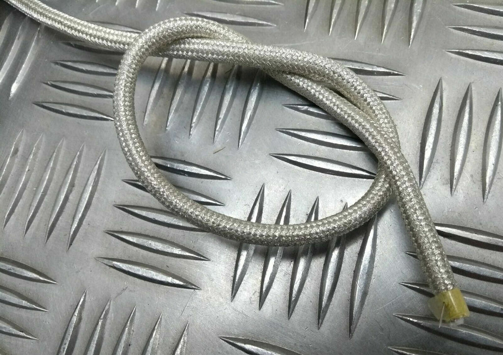 Braided Silver Cord 6mm Officers Braided Epaulette Shoulder 2 Metre / 200cms