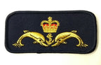 Royal Navy Submariners Dolphin working dress Qualification Patch Genuine X 2