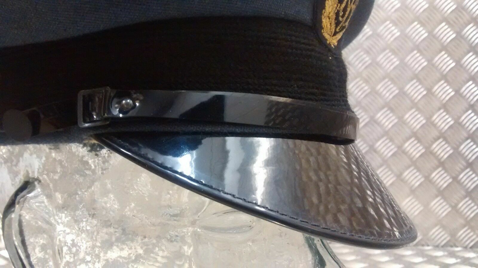RAF Royal Air Force Dress Hat Blue Grey Colour Visor Cap Size 61cm NEW