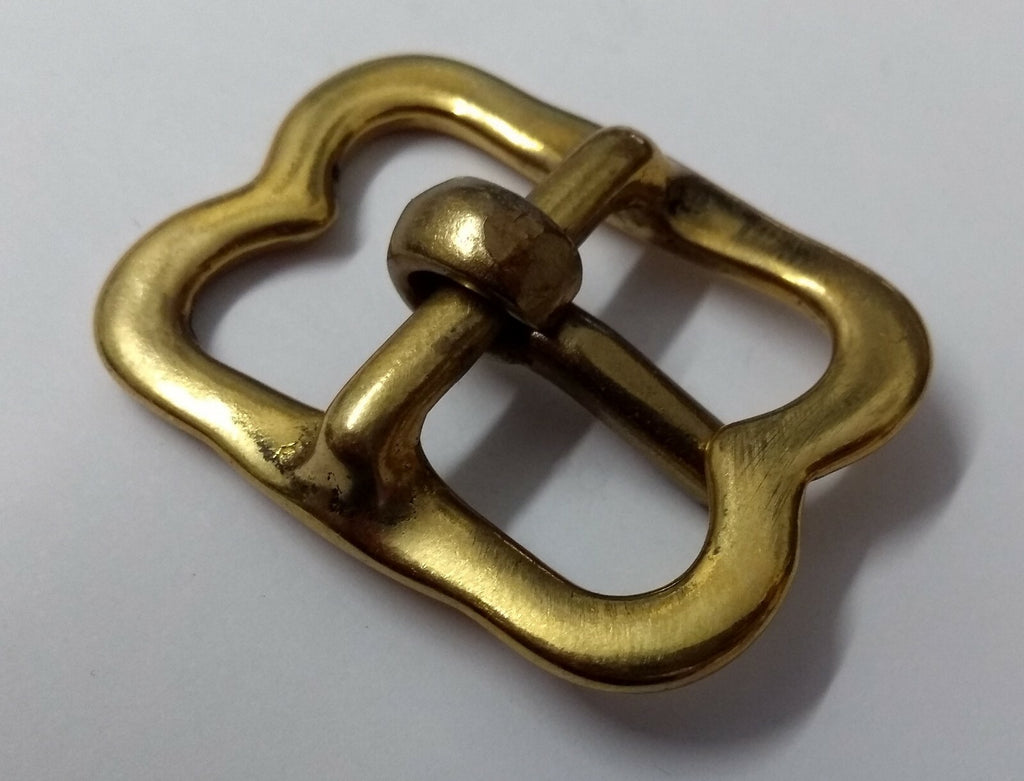 Genuine Vintage British Army RHG H Cav Brass 7/8" Bridle Crown Buckles x 2 New