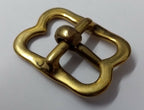 Genuine Vintage British Army RHG H Cav Brass 7/8" Bridle Crown Buckles x 2 New
