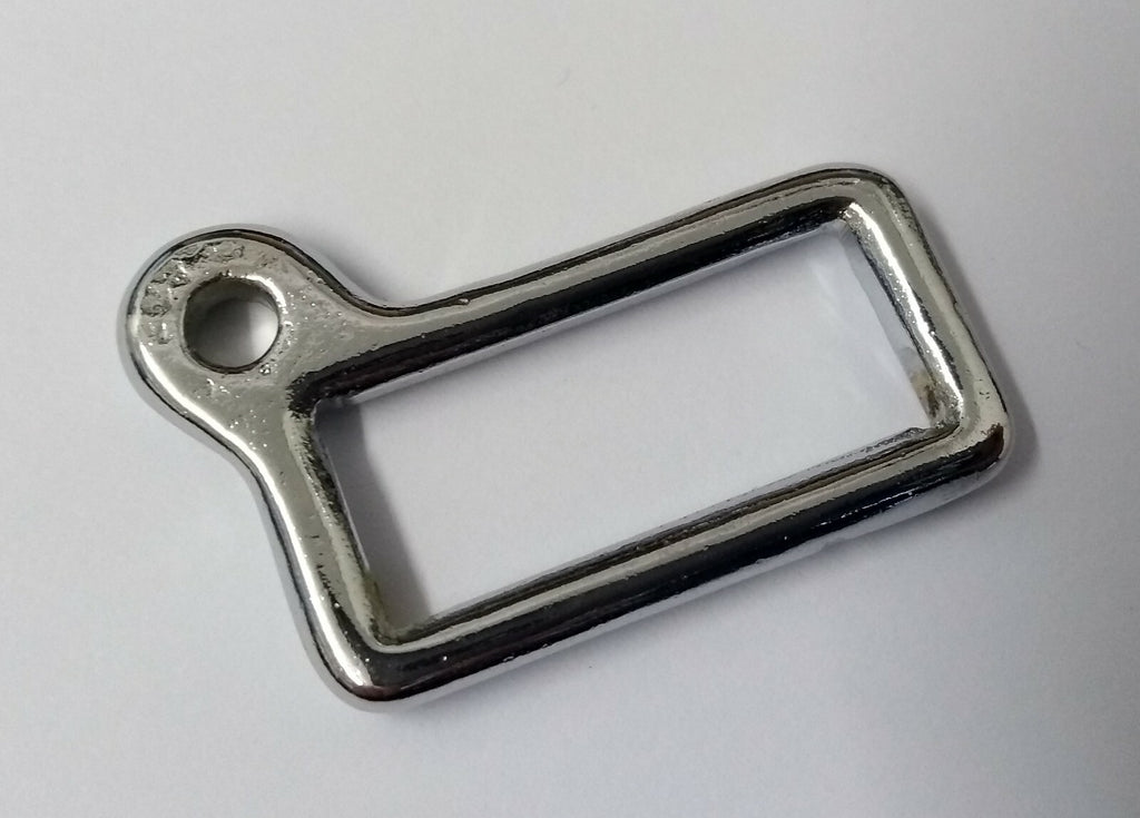 1" Chrome Looped Belt Stay & Hanger British Made Issue x 2 NEW