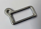 1" Chrome Looped Belt Stay & Hanger British Made Issue x 2 NEW