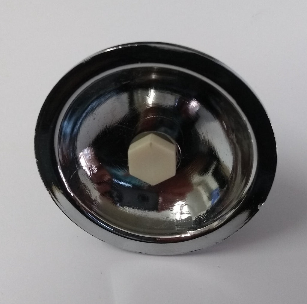 Pith Dome Top Ornamental Plain Decoration For Headwear Screw Mount X 2 - NEW