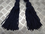 Navy Waist Sash With Tassels For Ceremonies Parade Dress