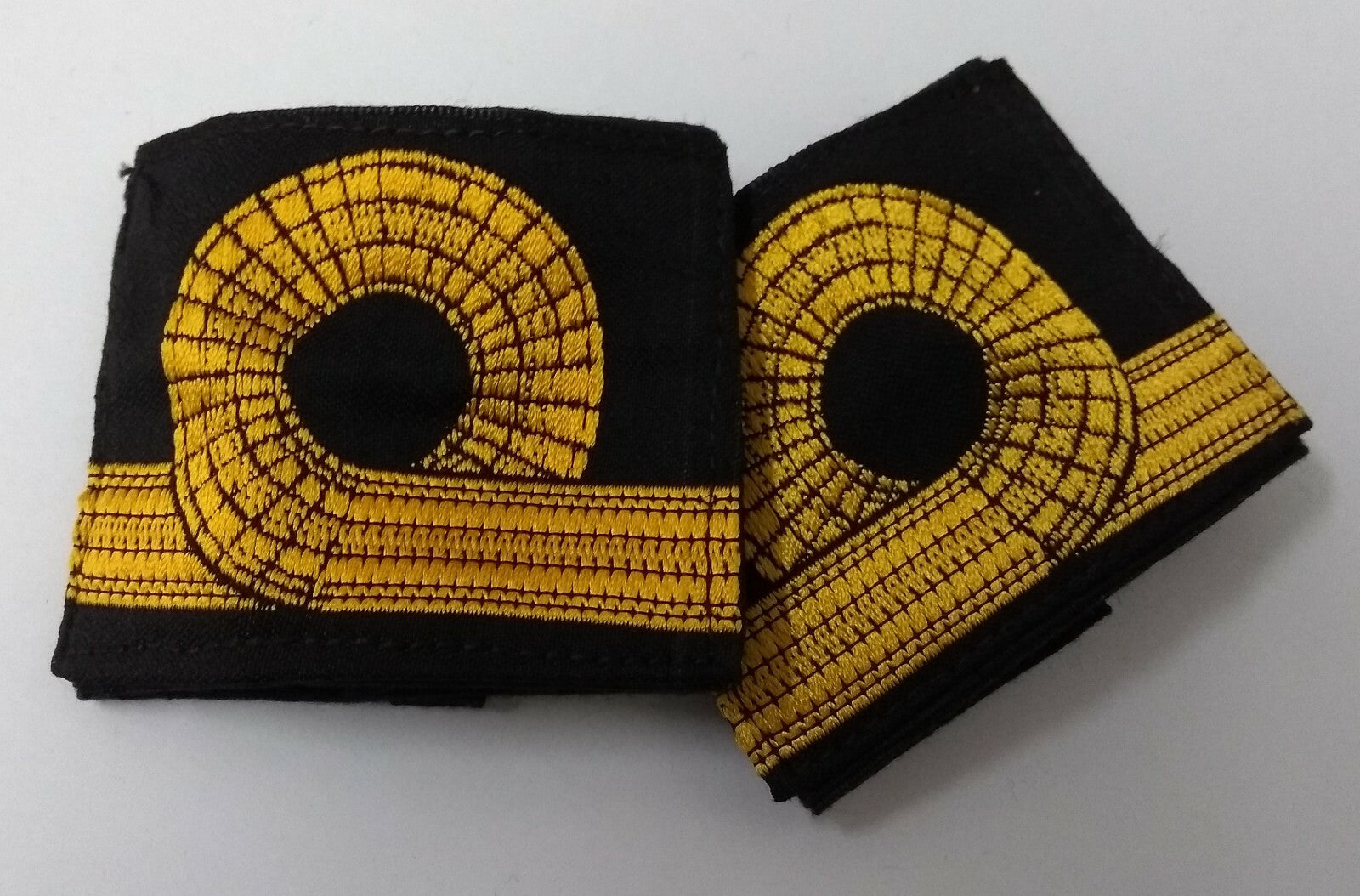 Genuine British Issue Royal Navy Sub Lieutenant Woven Rank Sliders RN
