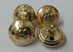 Australian Forces Dress Hat Chinstrap Buttons Kings Crown Insignia X4