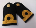 Genuine Canadian Naval Female Gold Wire Rank Shoulder Boards Epaulettes LFS9