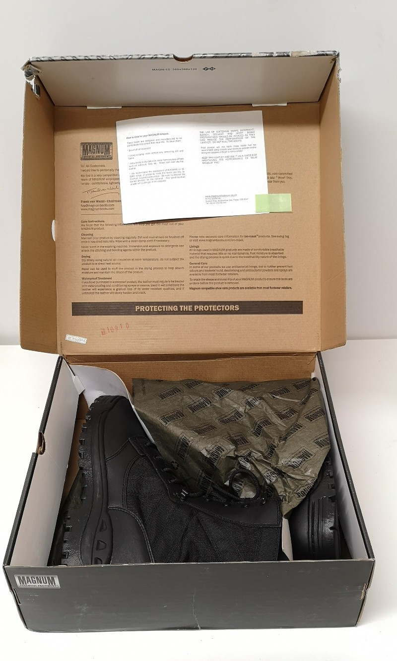 Magnum Patrol Boots Lightweight Black UK 12M / EU 46 New