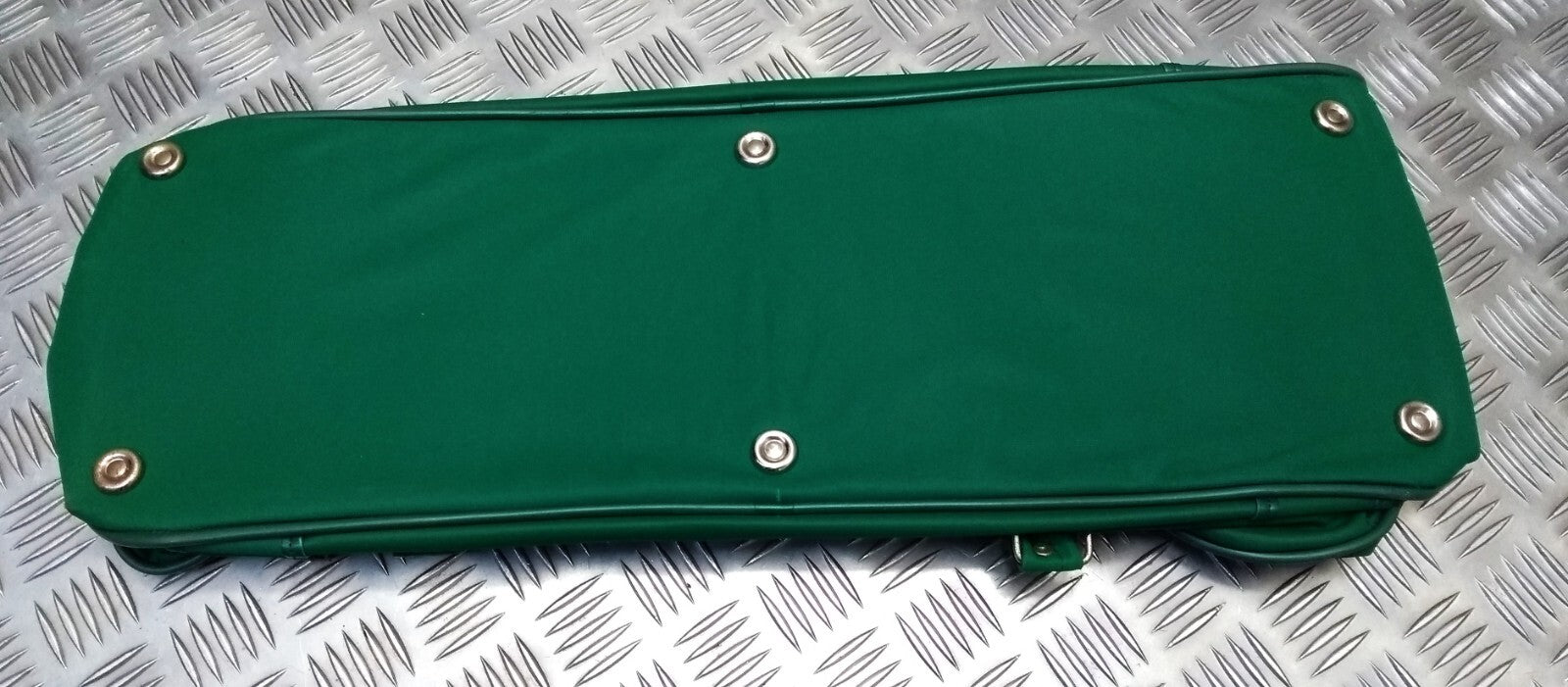 Vintage 70s Holdall Carry All EX Large Vinyl Discharge Green British Surplus