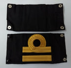 Genuine British Issue Royal Navy Lieutenant Gold Lace Rank Slides RN