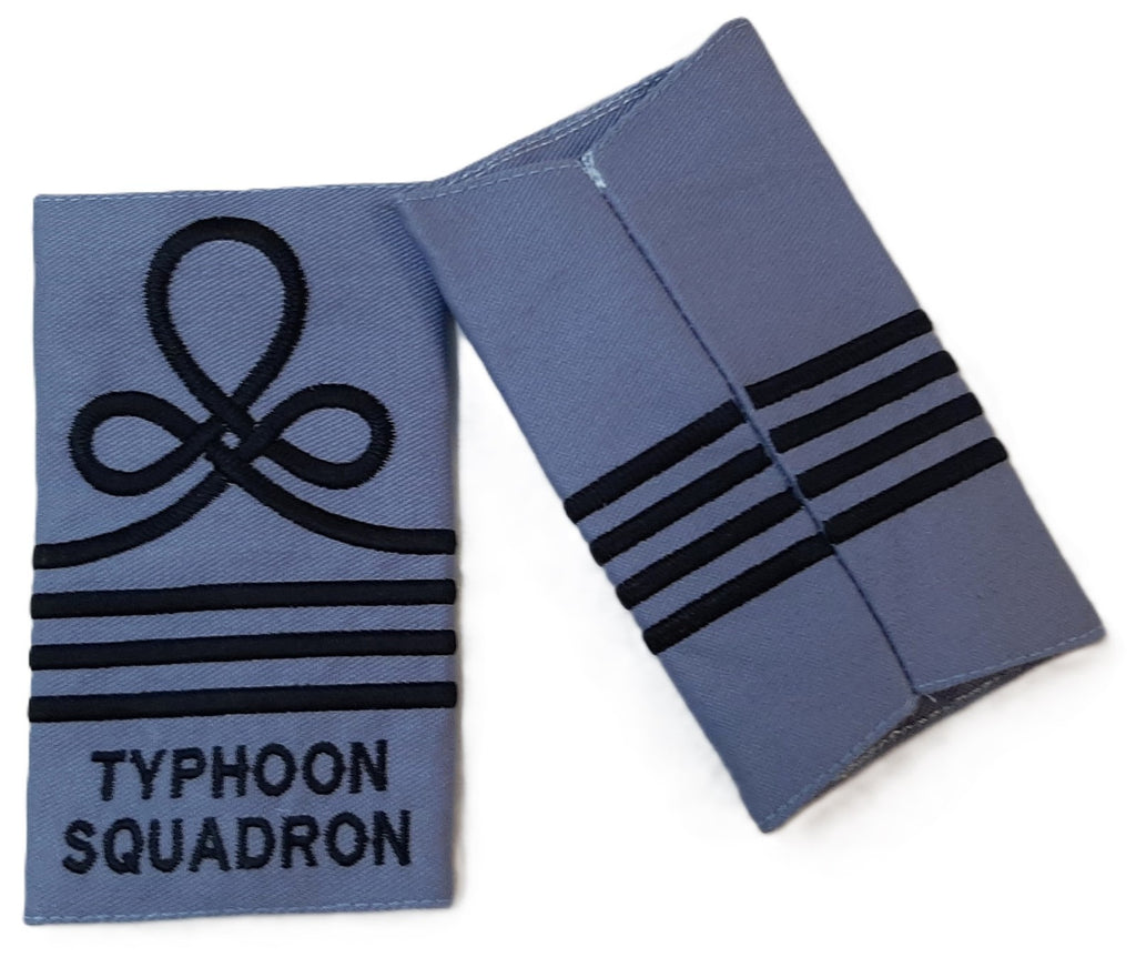 Typhoon Squadron Slide MTP RAF Royal Air Force Shoulder Slider 3 Bar UOTC