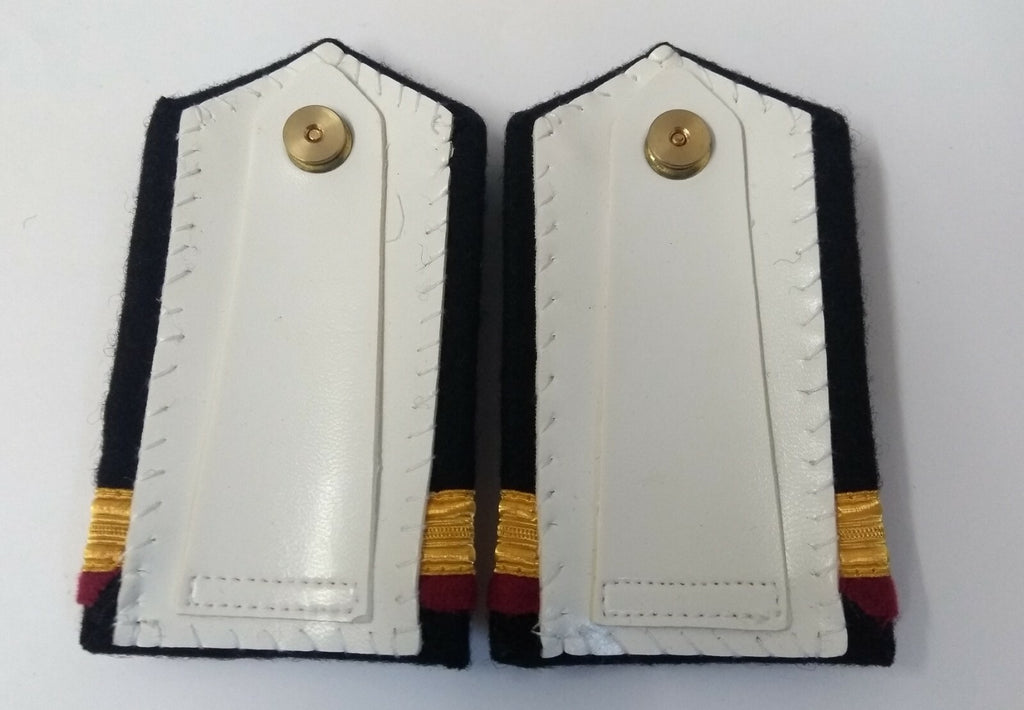 Genuine Canadian Naval Female Gold Wire Rank Shoulder Boards Epaulettes LFS11