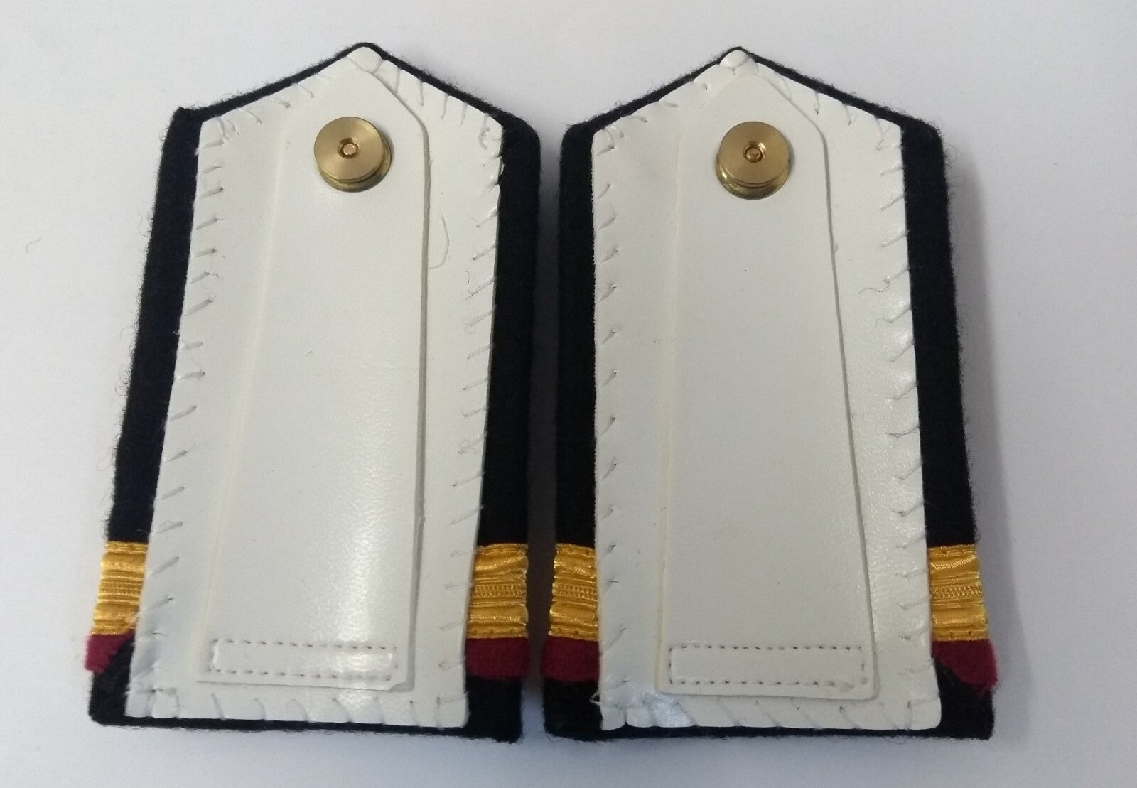 Genuine Canadian Naval Female Gold Wire Rank Shoulder Boards Epaulettes LFS11