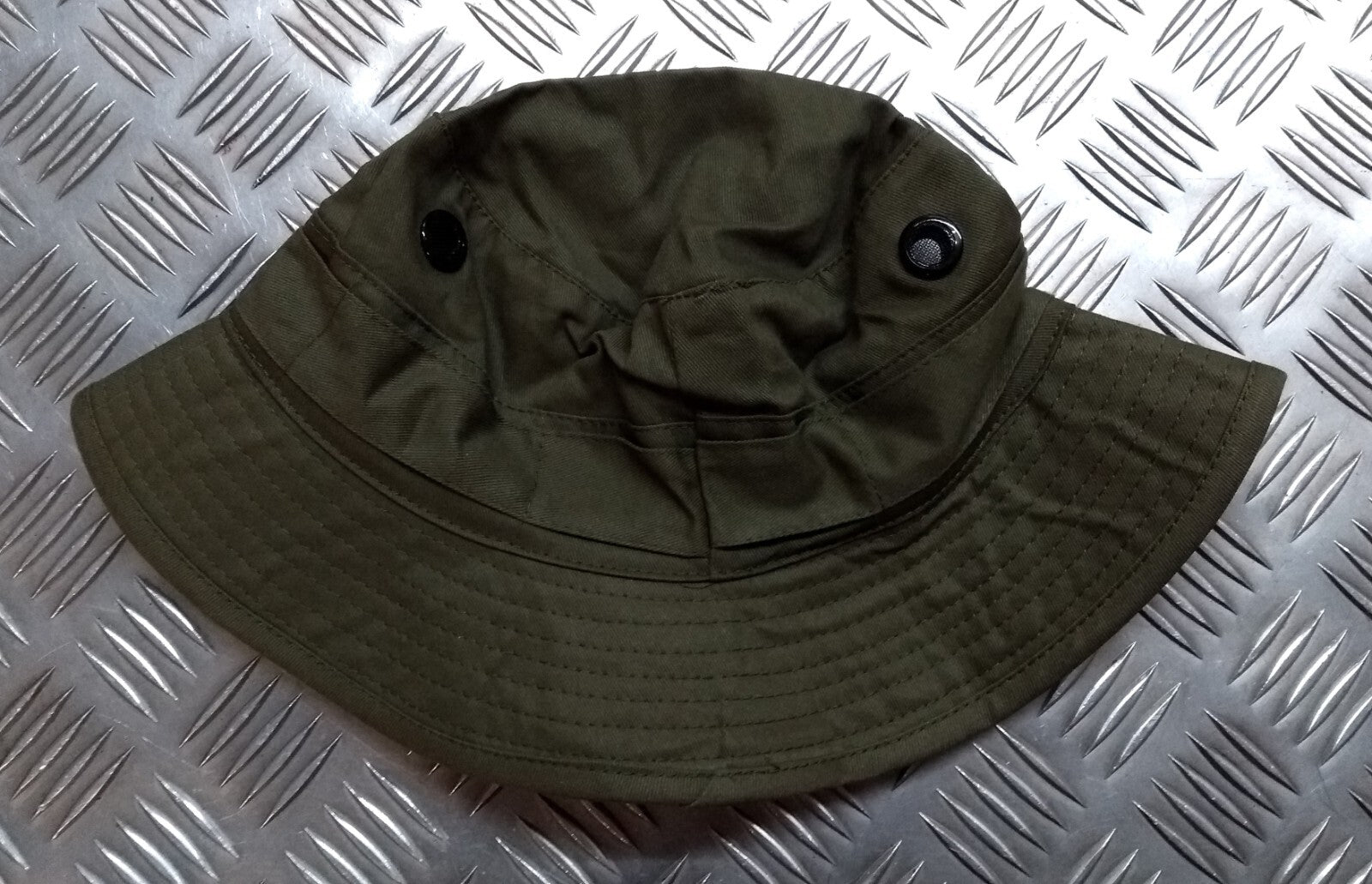 Military Style Special Forces Boonie Hat / Bush Hat Short Brim Green OD - NEW