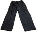 Black Waterproof Trousers Rip Stop Material Mesh Lining Elasticated Waist  34"