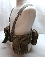 Airborne Army Webbing MTP British Assault Camo Belt Yoke & Assorted Pouches (6)