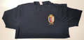 Short Sleeve Dark Blue Moisture Wicking T-shirt with COMUKMCMFOR LH INT Insignia