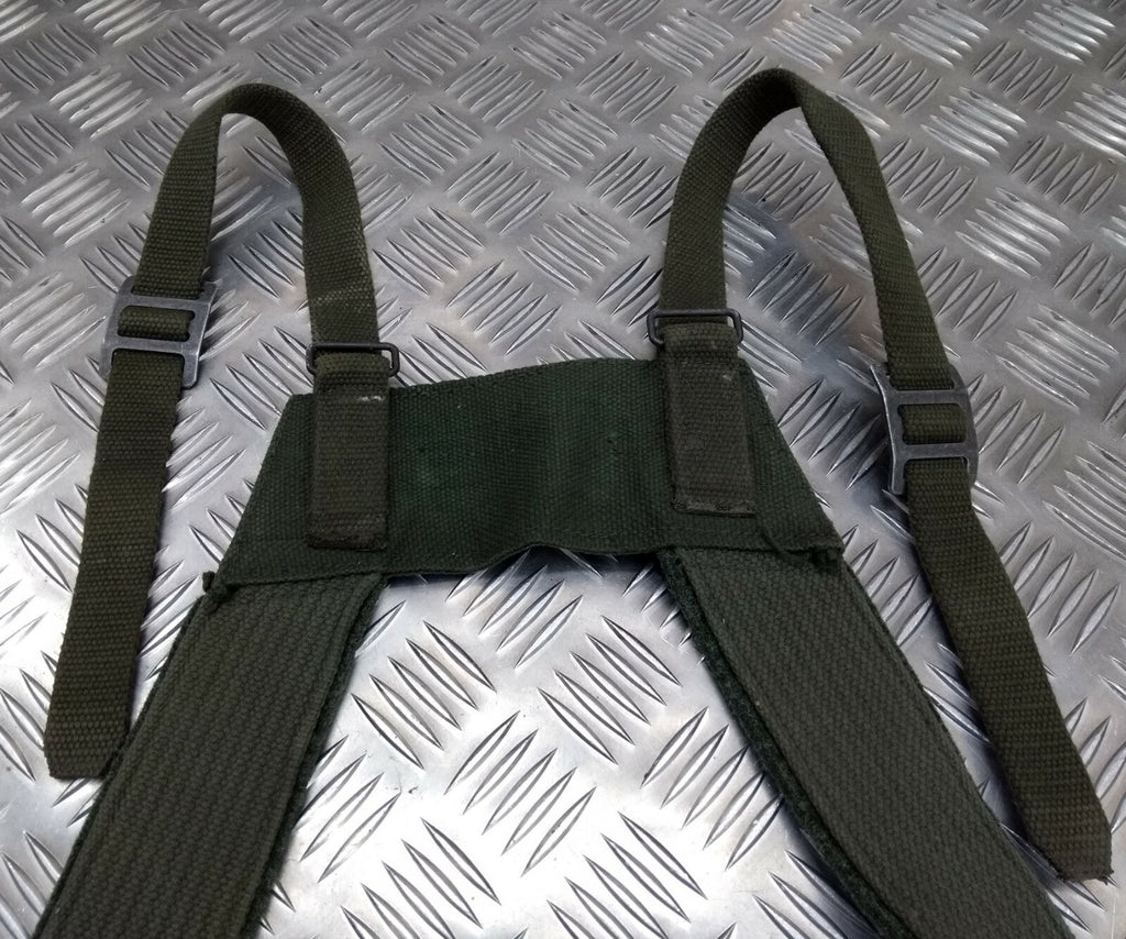 Green Web Yoke / Suspender / Brace Harness Genuine Vintage Issue HKKG1