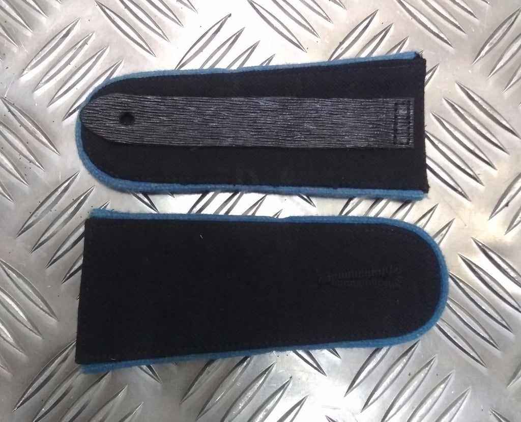 British Army No1 Dress Jacket Shoulder Straps Light Blue Pipe Used