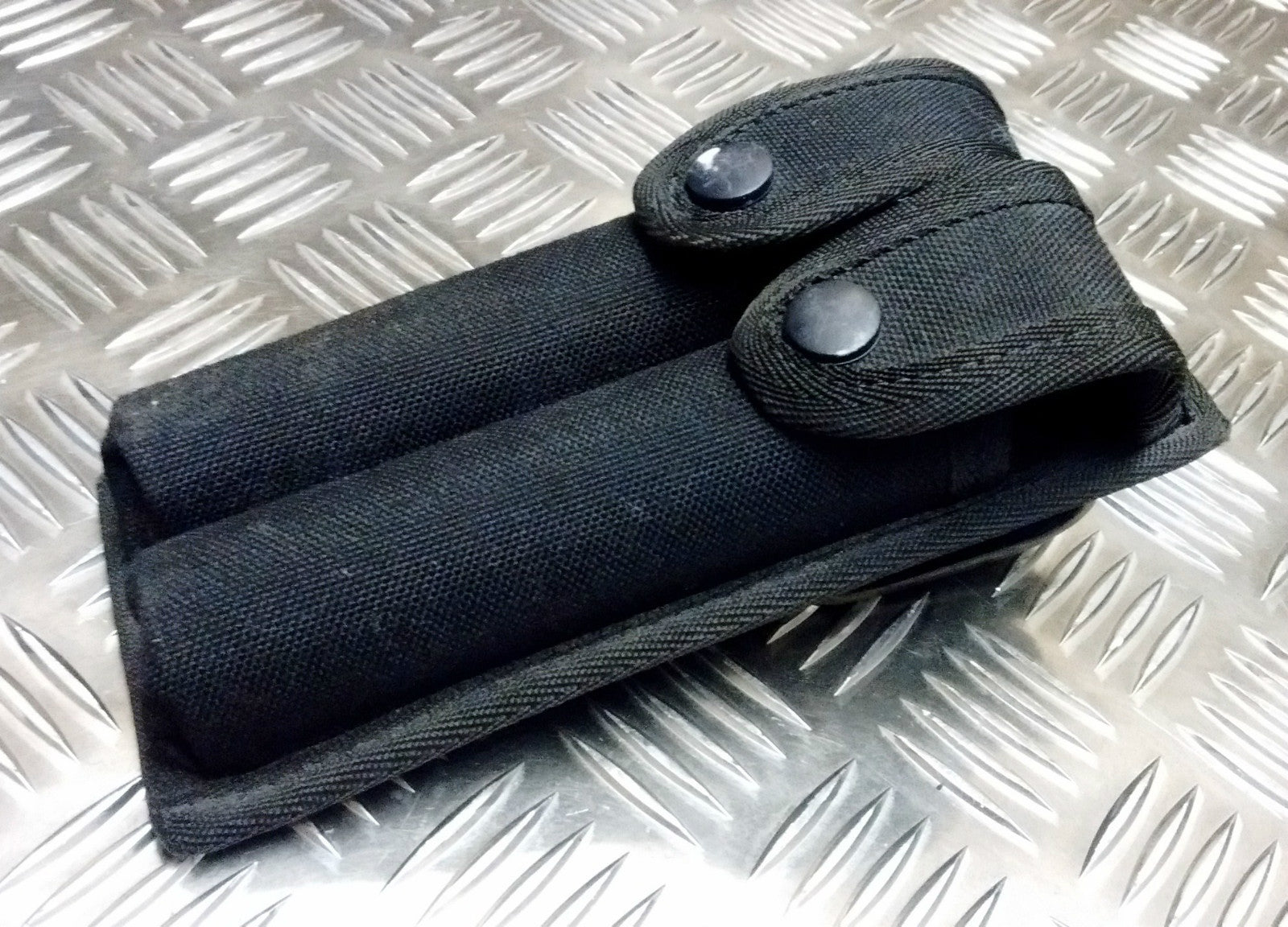 Security Detail Black Twin Holder Genuine British
