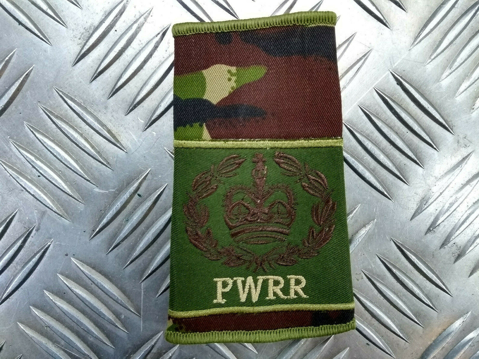 Genuine British Army PWRR Princess of Wales' Royal Regiment Rank Slide Assorted