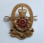 QLR Hat Badge British Army Queen's Lancashire Old Pattern ..Loyally I Serve..