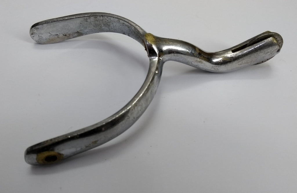 British Spurs Officers Issue & Mess Dress Chrome Swan Neck Incomplete