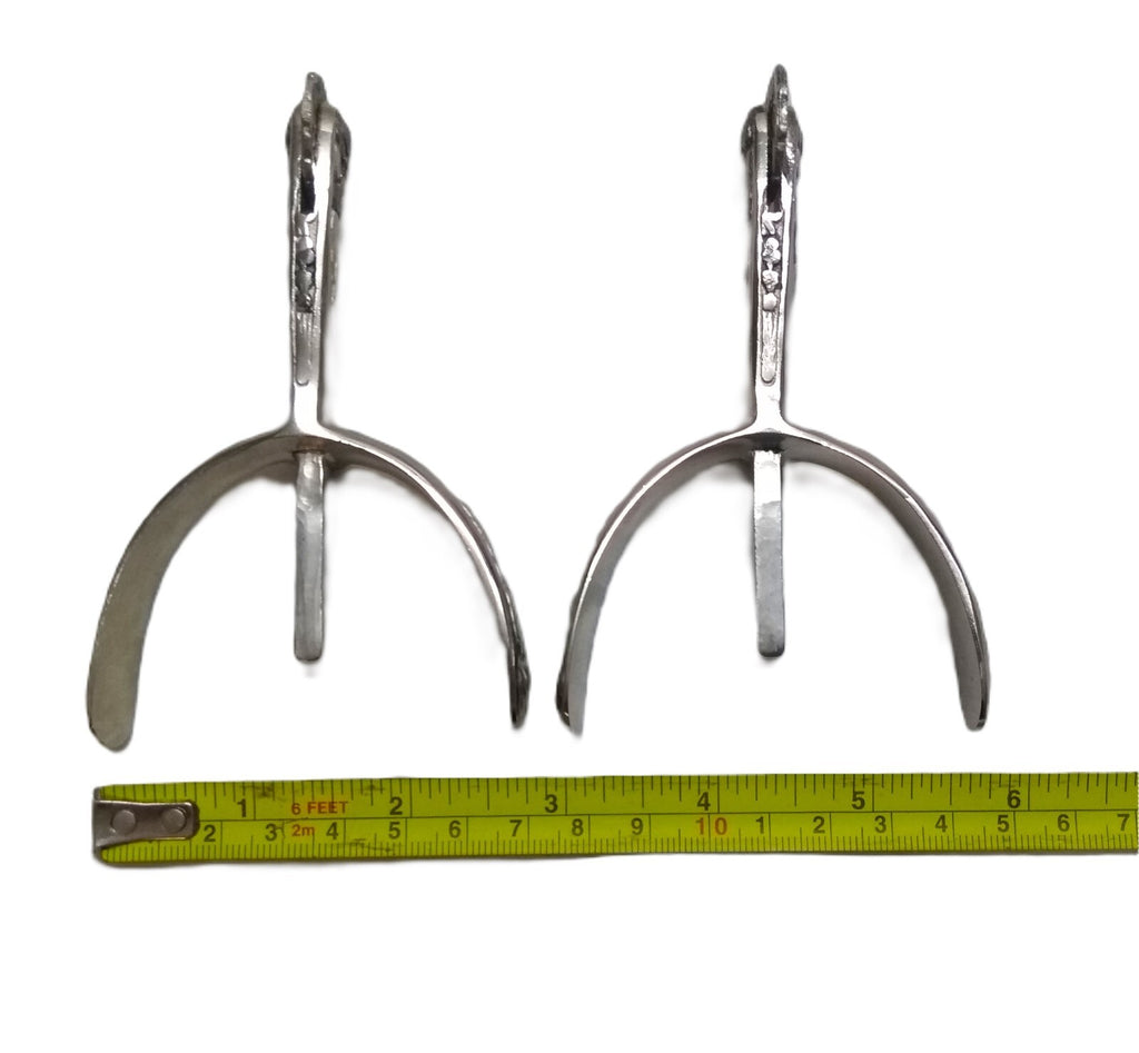 Box Spurs Decorative Straight Neck For Officer's Parade Boots E T C