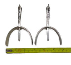 Box Spurs Decorative Straight Neck For Officer's Parade Boots E T C
