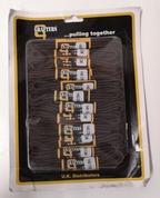 Grafters Laces Mixed Fibres 140cm Brown Pack of 12