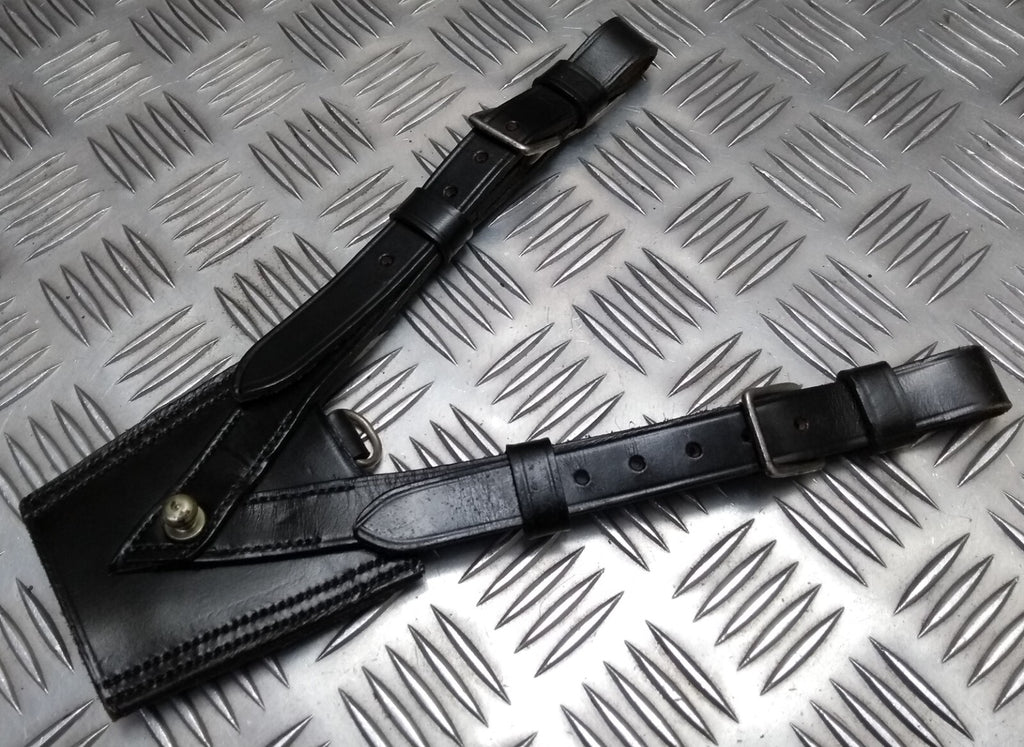 Sword Frog Sam Browne Leather With Chrome Fixings Made In Great Britain