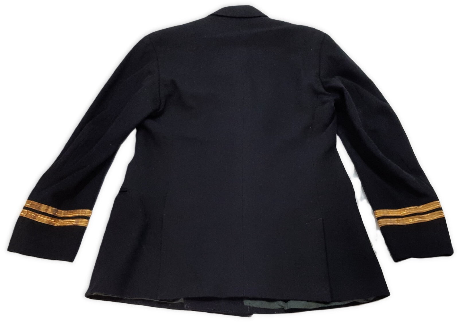 RN Jacket British Naval OFCs Lt Curls Vintage 1970s Pattern 8 Button