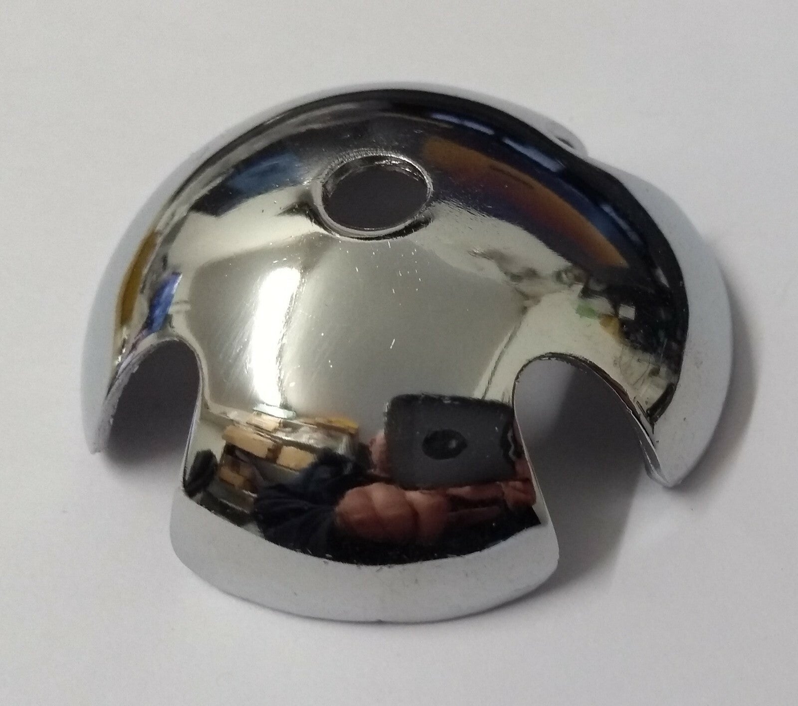 Genuine Issue Pith Headwear Chrome Top 2" Dome Made in England