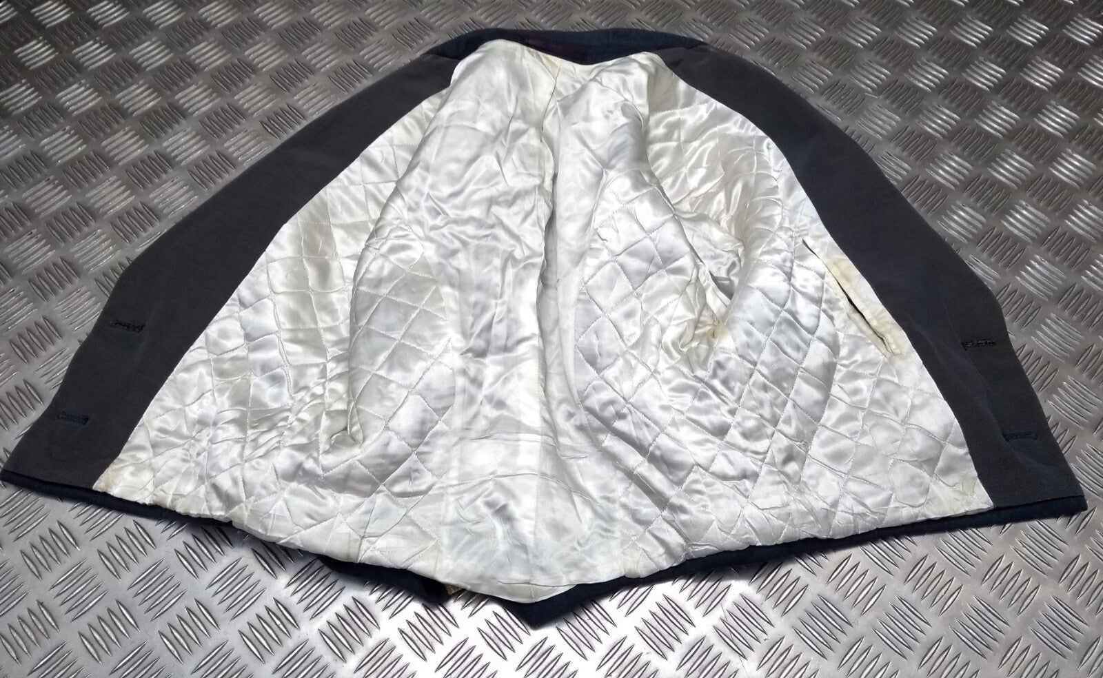 RAF Royal Air Force Vintage Mess Jacket Airforce Blue Grey Colour with Braided Cuffs by Moss Bros