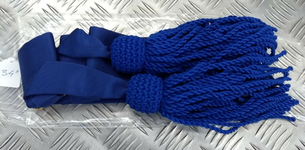 Waist Sash Genuine British Made Forces Issue Officers Royal Blue Ceremony