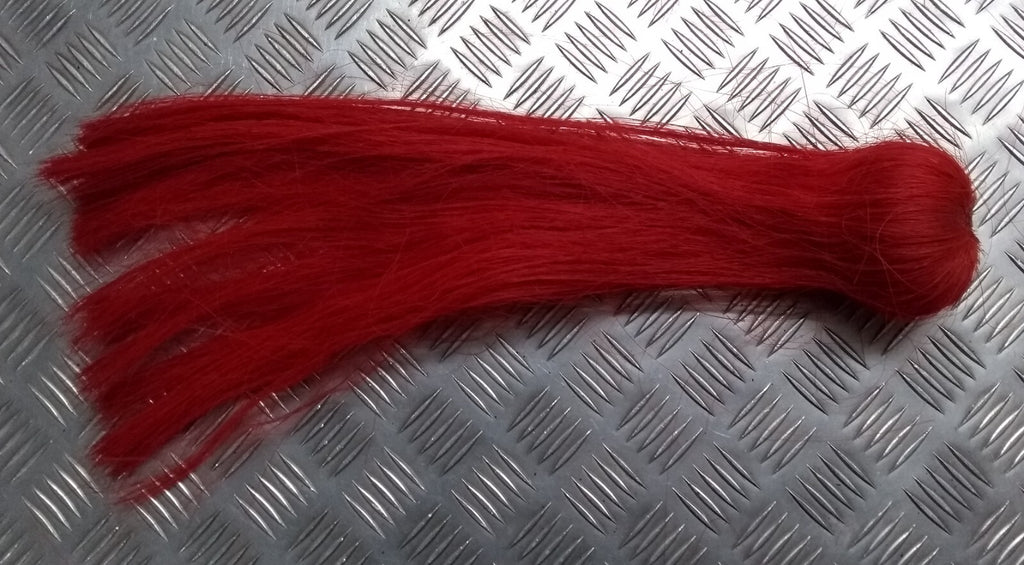 HCav RED Plume Ceremonial Horse Hair Headwear British Household Cavalry / RHG