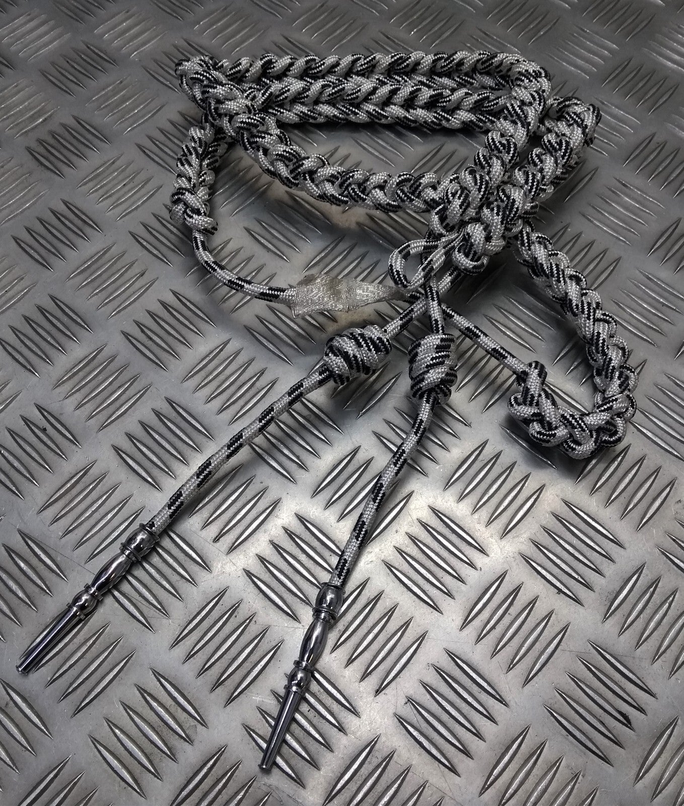 Oman Silver Aiguillette Senior Officer Blue Fleck Ceremonial UK Made
