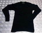 Genuine British Army Black Long Sleeve Cold Weather Top X-Small Very Warm