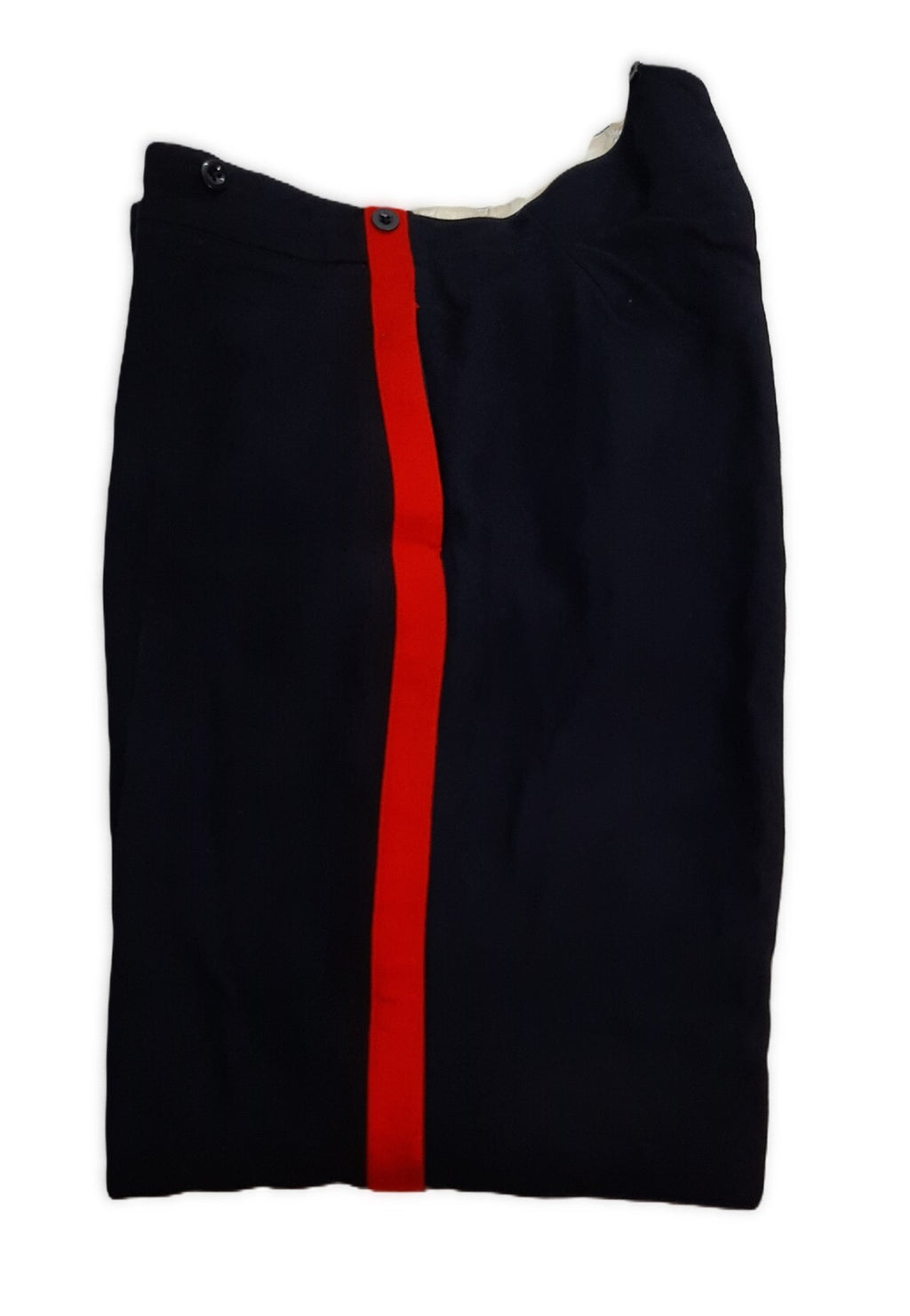 No1 Dress Trousers British Blues Pattern With 1" Red Stripes - All Sizes