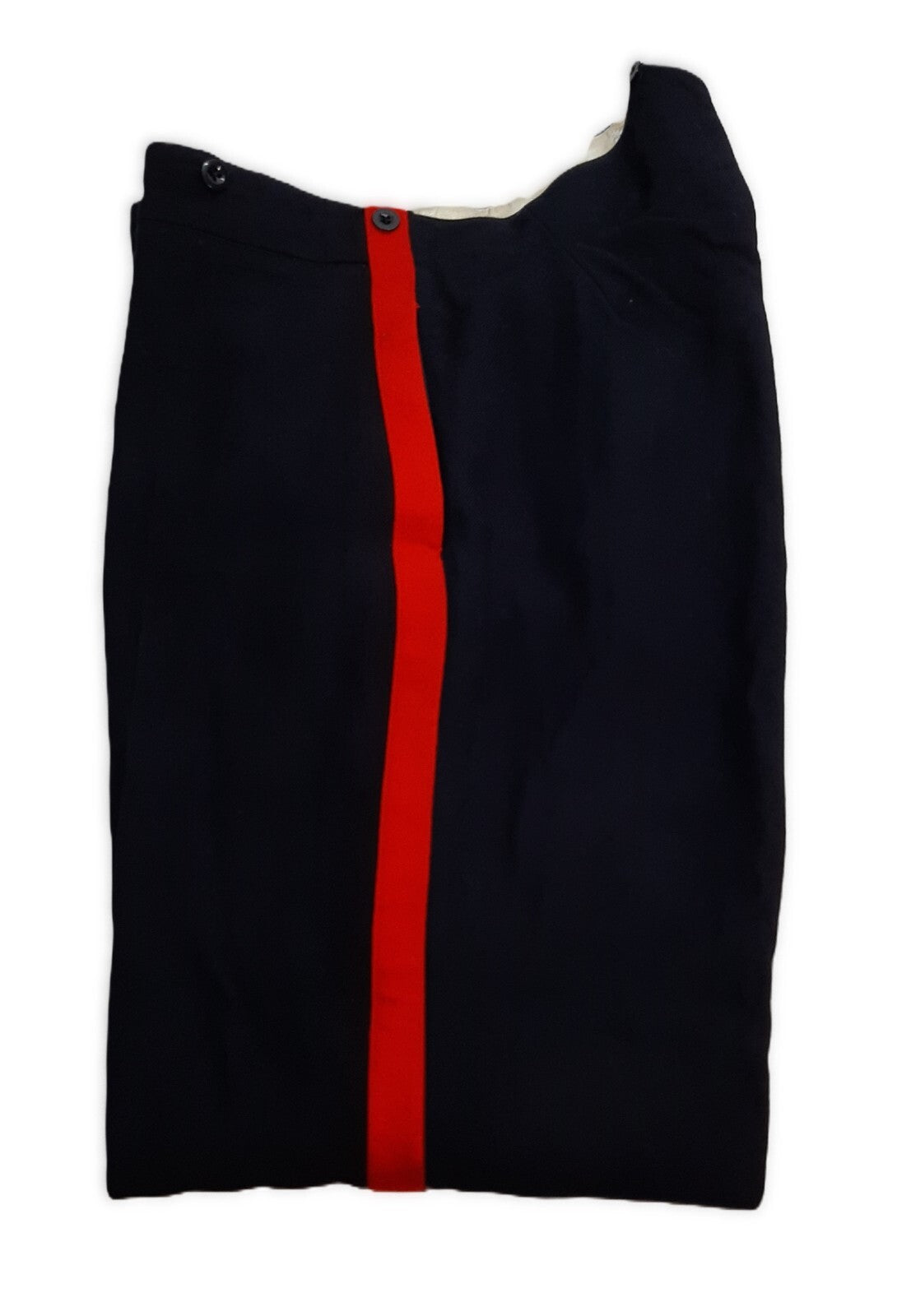 No1 Dress Trousers British Blues Pattern With 1" Red Stripes - All Sizes