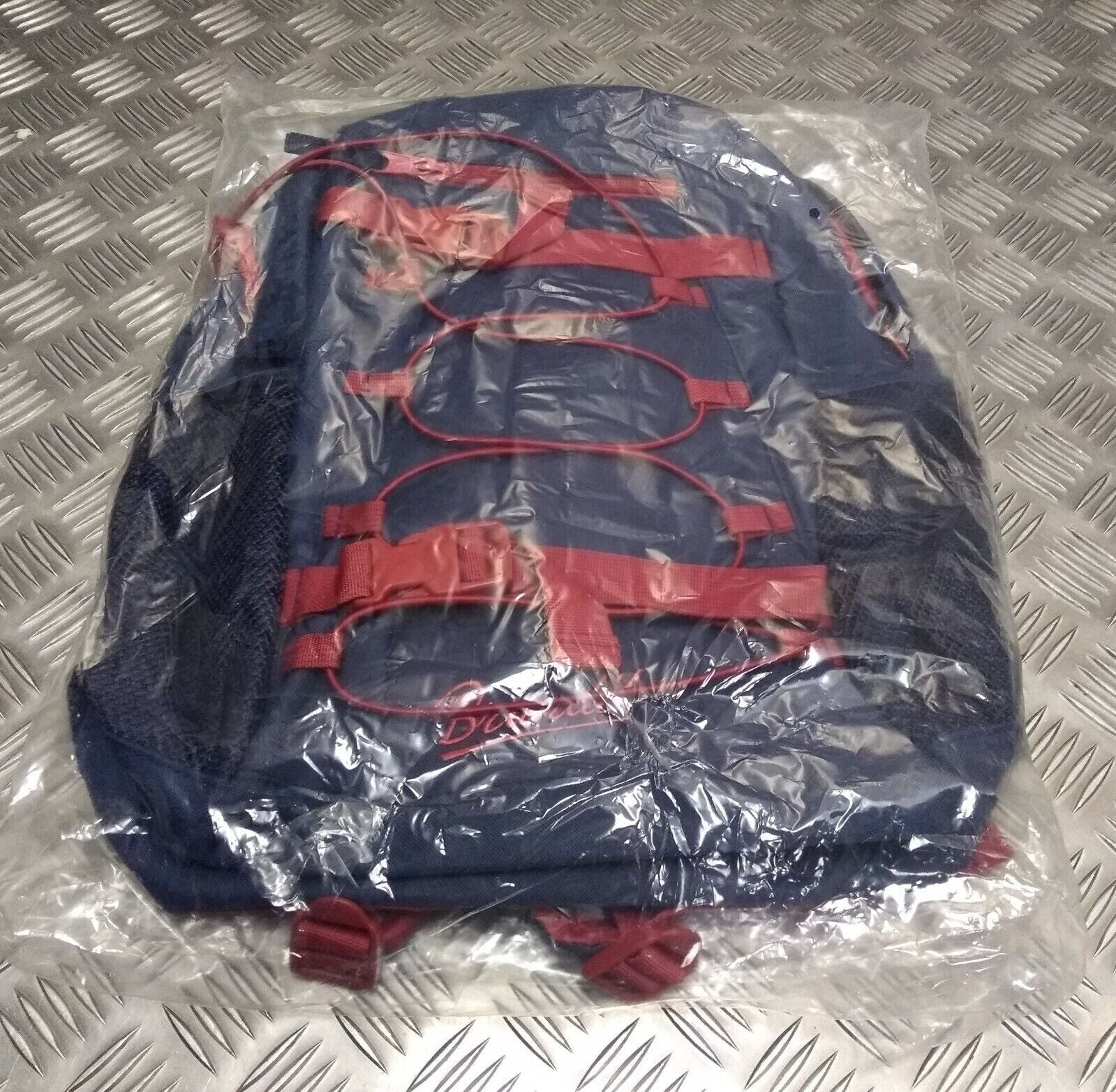 Brandit Rucksack / School Bag / Festival / Trekking Daysack Blue & Red - NEW